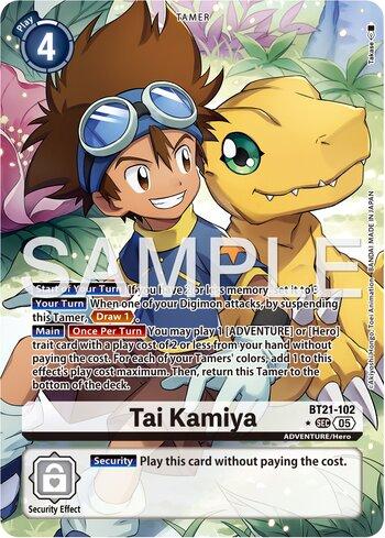 Tai Kamiya (Alternate Art) (BT21-102-AA) | Busca de Cartas