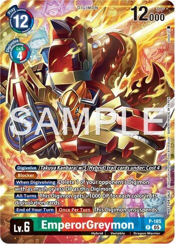 EmperorGreymon (BT-21: Illustration Celebration Pack) (P-185-IC