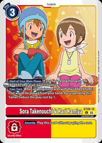 Sora Takenouchi & Kari Kamiya (ST20-12) | Busca de Cartas
