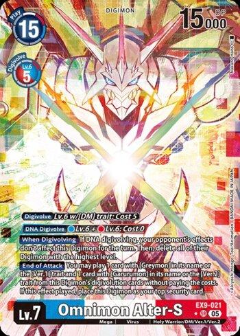 Omnimon Alter-S (Alternate Art) (EX9-021-AA) | Busca de Cartas