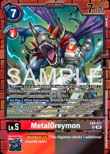 MetalGreymon (EX9-011) | Busca de Cartas | LigaDigimon