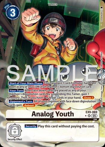 Analog Youth (Alternate Art) (EX9-069-AA) | Busca de Cartas