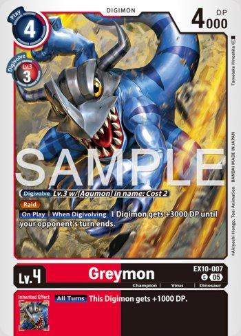 Greymon (EX10-007) | Busca de Cartas | LigaDigimon