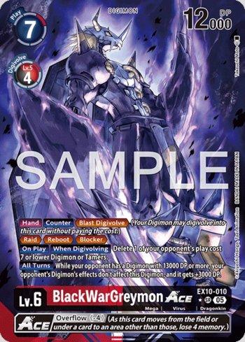 BlackWarGreymon ACE (Alternate Art) (EX10-010-AA) | Busca de