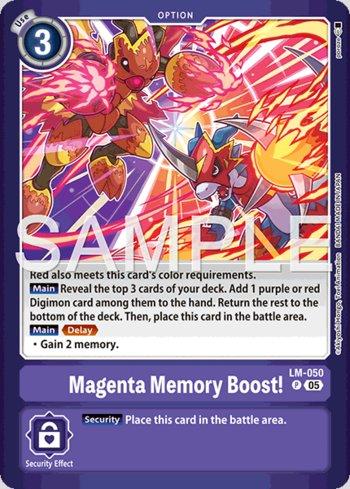 DLC プロモ　ムーラン　ペガサス Magenta Memory Boost! (LM-050) | Busca de Cartas | LigaDigimon