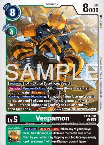 ベムモン/EX11/希少/デジモンカード Vespamon (EX11-031) | Busca de Cartas | LigaDigimon