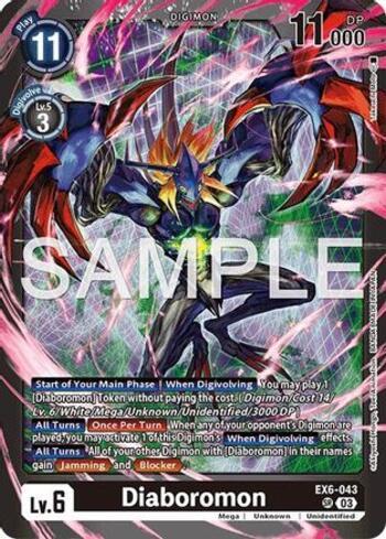 Busca: Diaboromon (EX6-043) | Busca de cards, produtos e preços de