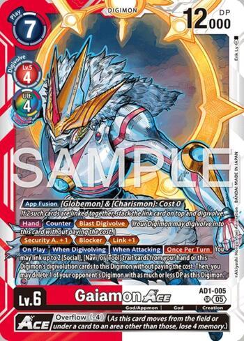 Gaiamon ACE (AD1-005) | Busca de Cartas | LigaDigimon