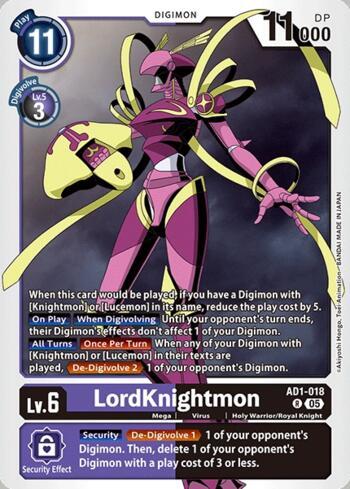 LordKnightmon (AD1-018) | Busca de Cartas | LigaDigimon