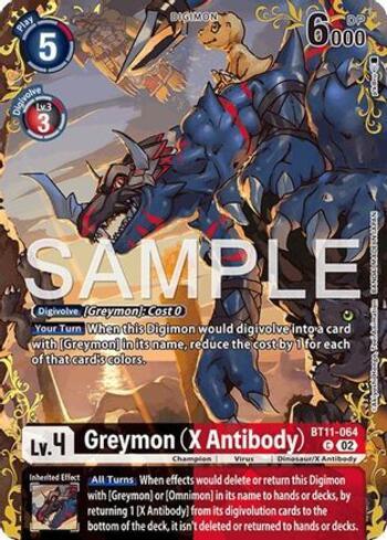 Greymon (X Antibody) (064)(Alternate Art) (BT11-064-AA) | Busca de