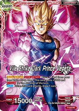 Vile Strike Dark Prince Vegeta (#P-025b)