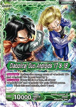 Diabolical Duo Androids 17 & 18 (#BT2-070b)