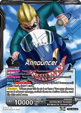 DBS TB2-030 R Oob, évaluation de force World Martial Arts Tournament C