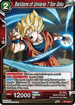 Backbone of Universe 7 Son Goku (#TB1-003)