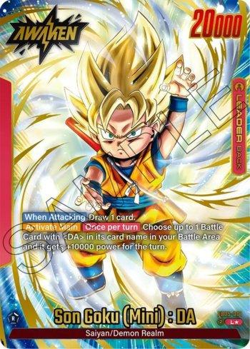 Son Goku (Mini) 3 DA ドラゴンボールカード Son Goku (Mini) : DA (Alternate Art) (#FB05-001-AA) | Momentos
