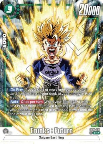 Trunks : Future (Alternate Art) (#FB02-091-AA) | Mega Geek - Cardgame