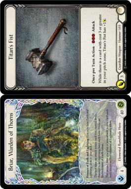 Briar, Warden of Thorns // Titan's Fist | Busca de Cartas