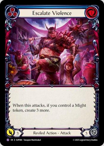 ●THE TERRORISTS Escalate Violence (Blue) | Busca de Cartas | LigaFAB