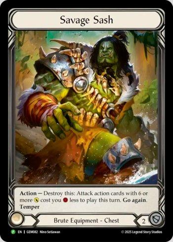 Savage Sash | Busca de Cartas | LigaFAB