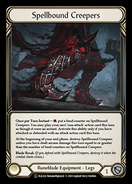 その他 Flesh and Blood Spellbound Creepers RF Flesh and blood Spellbound Creepers CF - メルカリ