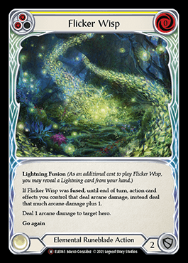 Flicker Wisp (Yellow)