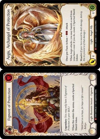 Figment of Protection // Aegis, Archangel of Protection