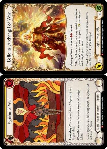 Figment of War (Yellow) // Bellona, Archangel of War | Tower of Cards