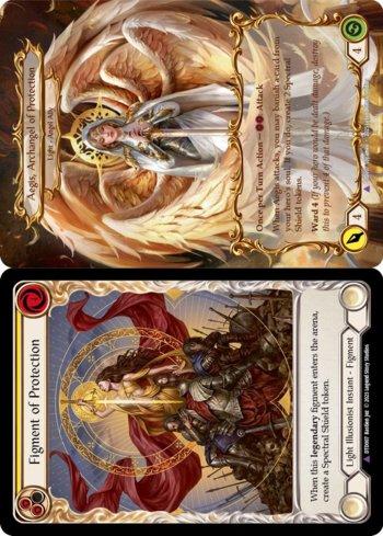 Figment of Protection (Yellow) // Aegis, Archangel of