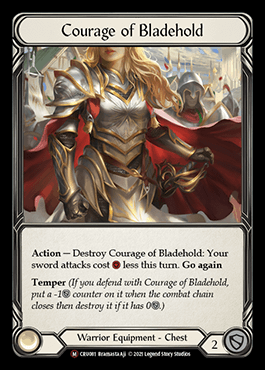 その他 Flesh and Blood Courage CF Courage of Bladehold | Busca de Cartas | LigaFAB