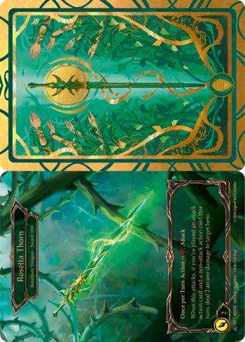 その他 Flesh and Blood Rosetta Thorn Marvel CF Rosetta Thorn Rosetta | Flesh and Blood | CardTrader