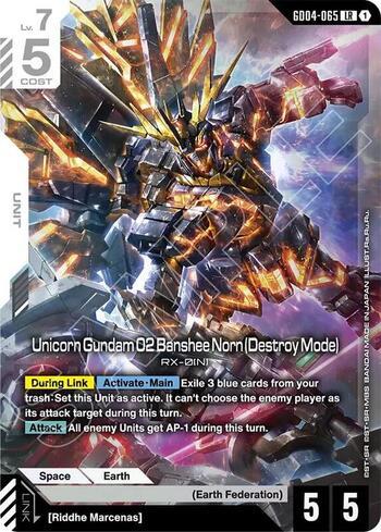 Unicorn Gundam 02 Banshee Norn (Destroy Mode) (#GD04-065) - Epic