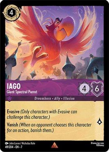 Disney Lorcana Iago - Giant Spectral Parrot (49) | Busca de Cartas | LigaLorcana