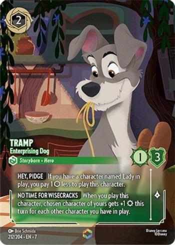 Tramp - Enterprising Dog (Enchanted) (212) | Busca de Cartas