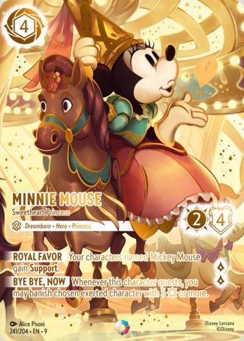 【極美品】ロルカナ ミニーマウス アイコニック lorcana fabled Minnie Mouse - Sweetheart Princess (Iconic) (241) | Busca de