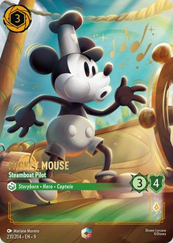 Mickey Mouse - Steamboat Pilot (Enchanted) (231) | Busca de Cartas