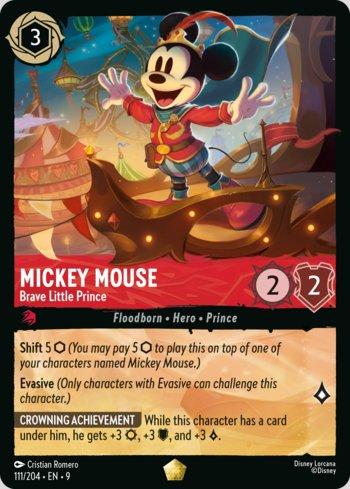 ロルカナ ミッキー Brave Little Prince #111 foil Mickey Mouse - Brave Little Prince (111) | Busca de Cartas
