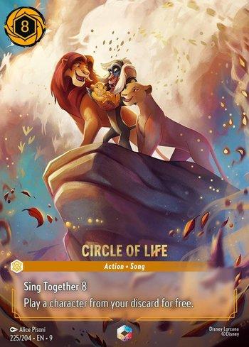 CIRCLE OF LIFE サークルオブライフ　エンチャンテッド Circle of Life (Enchanted) (225) | Busca de Cartas | LigaLorcana