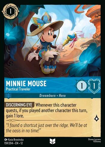 Minnie Mouse - Practical Traveler (#159) | RASENGAN | GAME STORE TCG