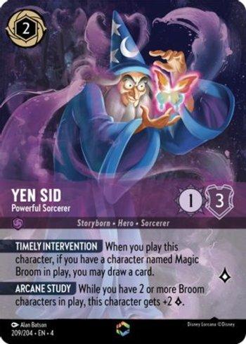 Yen Sid - Powerful Sorcerer (Enchanted) (209) | Busca de Cartas | LigaLorcana