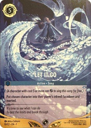 let it go　グランプリ東京　プロモカード　ロルカナ lorcana Let It Go (Disney Lorcana Challenge) (10-C2) | Busca de Cartas