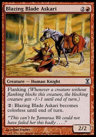 Askári da Lâmina Flamejante / Blazing Blade Askari