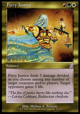 Justiça Flamejante / Fiery Justice