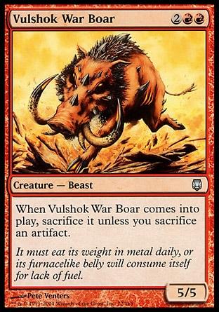 Javali de Guerra dos Vulshoques / Vulshok War Boar