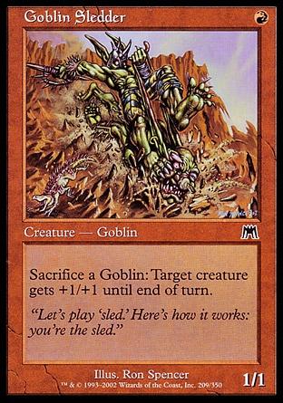 Goblin Toboganista / Goblin Sledder
