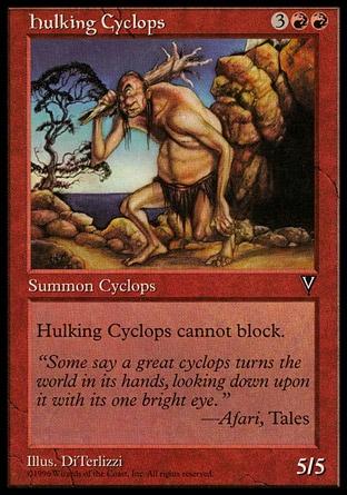 Cíclope Desajeitado / Hulking Cyclops
