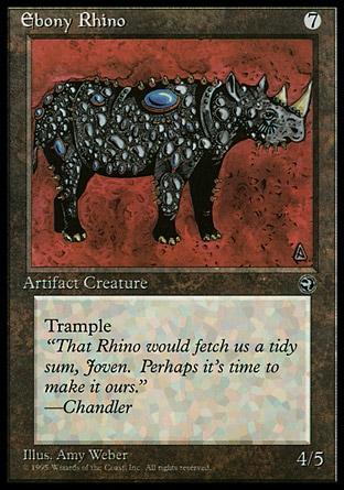 Rinoceronte de ébano / Ebony Rhino