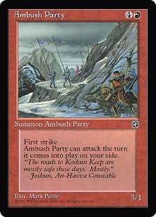 Grupo de Emboscada (Montanha) / Ambush Party (Mountain)