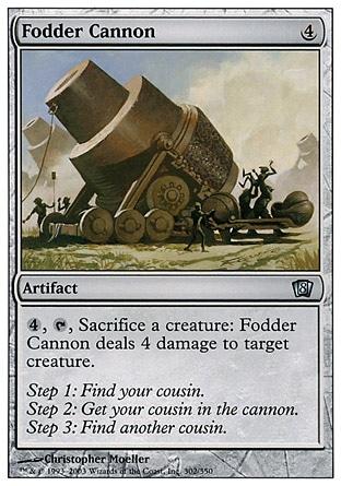 Canhão para Carne / Fodder Cannon