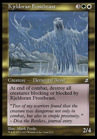 Criatura do Gelo Kjeldorana / Kjeldoran Frostbeast