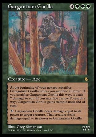 Gorila Gargantuano / Gargantuan Gorilla